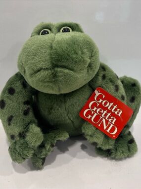 Gund Beatrix Potter Plush #6106 JEREMIAH, 8" plush frog, mint/tags, Croaks